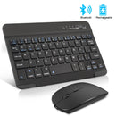 Teclado y ratón inalámbricos Mini teclado español español recargable con ratón teclado ruso para PC Tablet teléfono