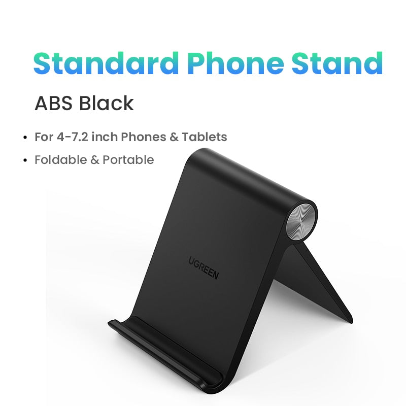 Ugreen Cell Phone Stand for Desk Adjustable Phone Holder Dock for iPhone 13 12 Pro Max Xiaomi Foldable Mobile Phone Holder Stand