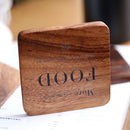 3Pcs Cup Coasters Square Round Wood Drink Coaster Heat Insulation Cup Mat Wooden Mug Coaster Table Placemat Kitchen Accessories