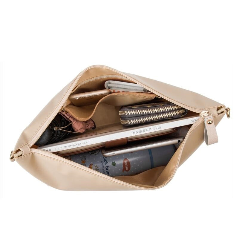 Nylon-Tascheneinsatz-Organizer mit Reißverschlusstaschen, weich, leicht, perfekter Geldbörsen-Organizer, um alles ordentlich zu halten