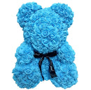 Gifts for Mom Rose Bear 25Cm/40Cm Artificial Flowers Rose Teddy Bear Wedding Anniversary Birthday Gifts for Her Girlfriend Women