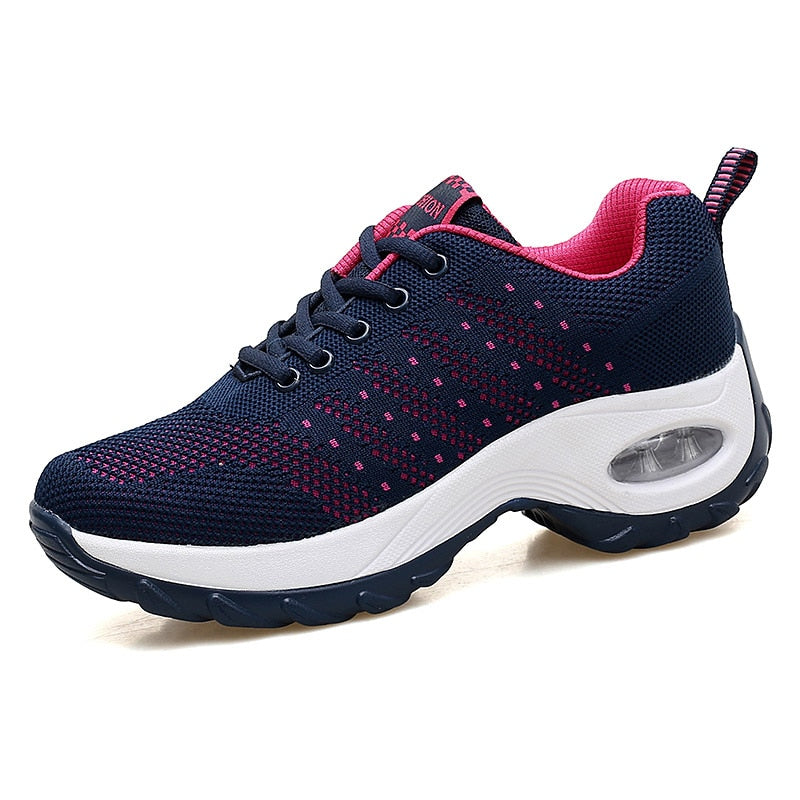 Zapatillas de deporte de malla para mujer