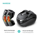MARESE Electric Foot Massager Machine With Deep Vibration Massage Heated Rolling Kneading Air Compression Healthy Gift M7 Plus