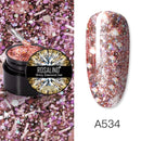 ROSALIND Gel Nail Polish Set Shiny Platinum Nails Art For Manicure Nail Gel Lak UV Colors Top Base Coat Primer Hybrid Varnishes