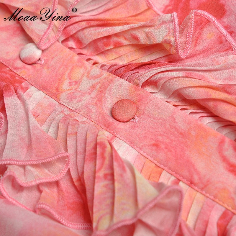 MoaaYina Fashion Designer Summer dress Women&