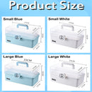 Medicine Box First Aid Storage Box 3 Layers Large Capacity Medical Box Portable Medicine Box Home Medical Box Medicine Chest