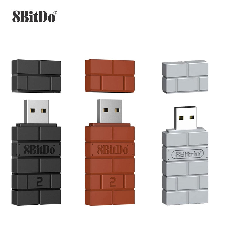8Bitdo USB Wireless Bluetooth Adapter Receiver for Windows Mac Nintendo Switch PS1 for Xbox one PS3 PS4 PS5 Switch Controller