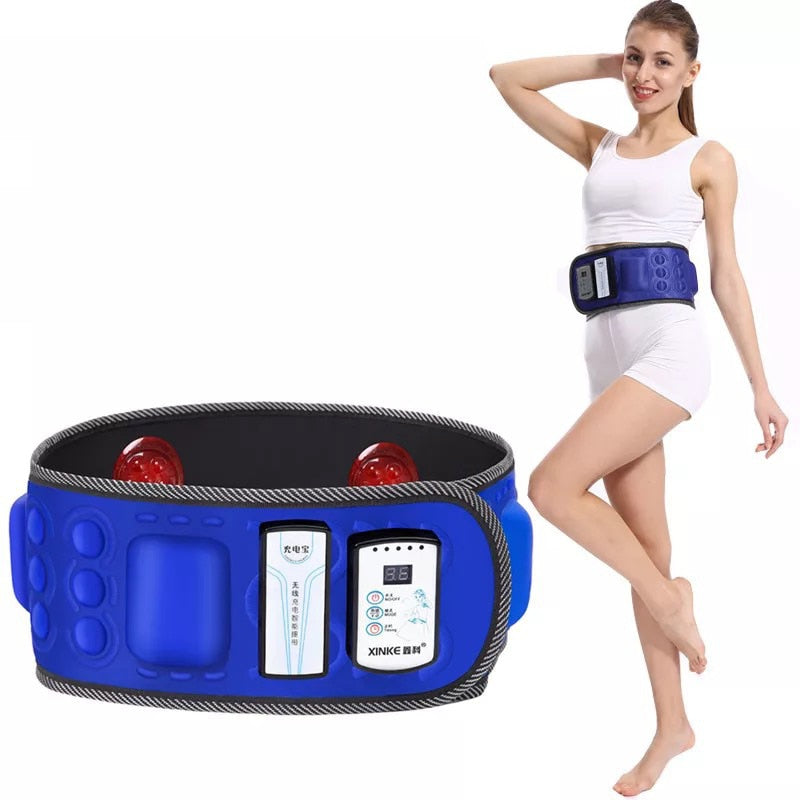 Wireless Electric Slimming Belt Lose Weight Fitness Massage Times Sway Vibration Abdominal Belly Muscle Waist Trainer Stimulator