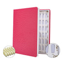 80 120 240 308 Colors PU Paper Nails Tips Card Nail Display Stand Case Model Nail Gel Polish Storage Box Nail Book Display