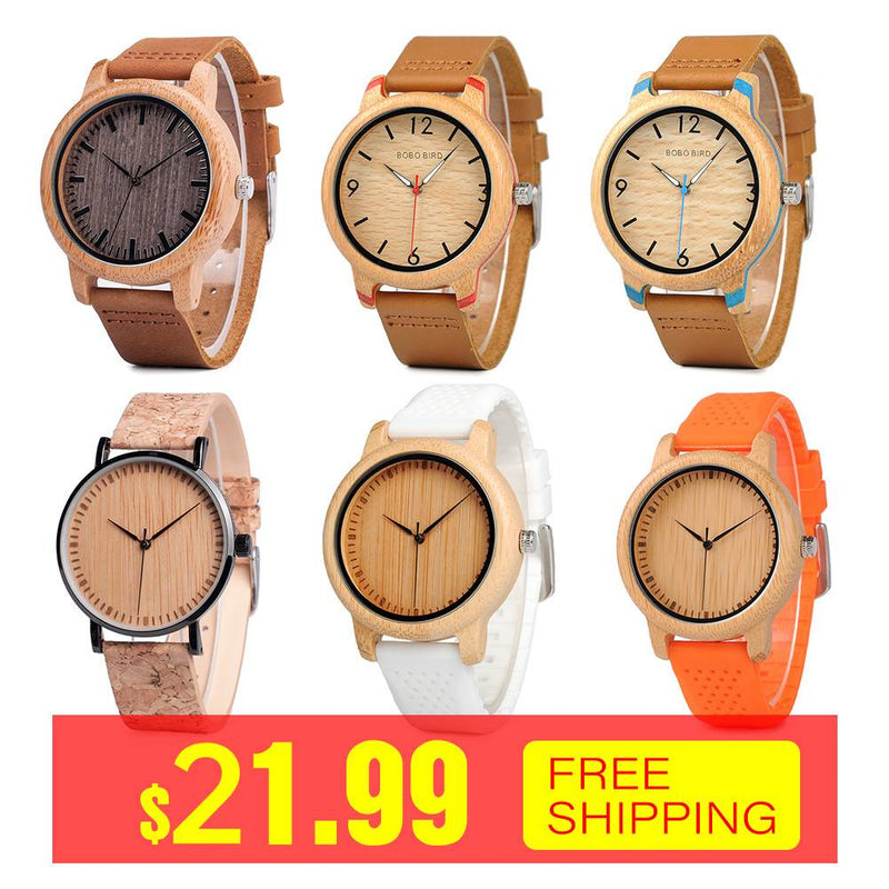 Herrenuhr BOBO BIRD Aktionspreis Holz Paaruhr Marke Quarz Armbanduhr Handgemachte Holzuhr Als Geschenk relogio masculino