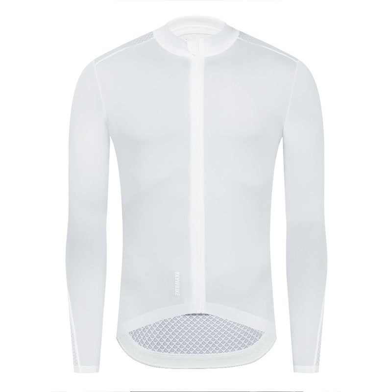 YKYWBIKE 2022 Spring Pro Team cycling Long Sleeve Aero Jersey race bike jersey bicycle slim cycling clothes High Quality