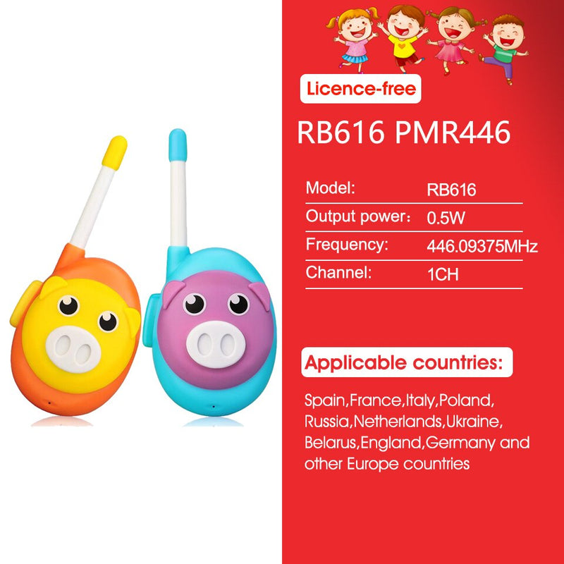 Retevis RT30 Walkie Talkie Kids 2pc Cartoon Owl Children&