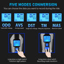 Bicycle Light USB Rechargeable Bike Odometer Front Light Flashlight with Computer LCD Speedometer Cycling Head Lantern Horn