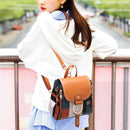 KM Fashion Mini Rucksack Damen Soft Touch Multifunktions Kleiner Rucksack Damen Leder Umhängetasche Umhängetasche Mädchen Geldbörsen