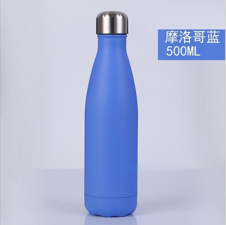 FSILE 500/1000ml Double-Wall Insulated Vacuum Flask Stainless Steel Water Bottle Cola Water Beer Thermos for Sport Bottle