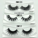 Wholesale 30 pairs no box Mikiwi Eyelashes 3D Mink Lashes Handmade Dramatic Lashes 32 styles cruelty free mink lashes