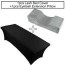 Neck Lash Pillow Memory Foam Lash Pillow 1pcs Eyelash Extension Bed Cover Elastic Sheet For Grafting Eyelashes Makeup Tool Salon