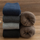 6 STÜCKE = 3 Paar Herren Winter Kompressionsstrumpf Warm Hot Kniehohe Lange Bein Frottee Socken Baumwolle Verdicken Wadensocken Größe 38-44