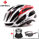 Casco de bicicleta de carretera CAIRBULL, cascos de bicicleta ultraligeros para hombres y mujeres, casco de bicicleta de montaña para montar en bicicleta, casco moldeado integralmente