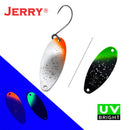 Jerry Serpent Micro Fishing Spoons Brass Wobbler Lake Area Trout Chub Perch Metal Lures Baubles