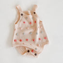 Baby Knitting Rompers Cute Overalls Newborn Girls Boys Clothes Baby Girl Boy Sleeveless Romper Jumpsuit Toddler Knit Romper