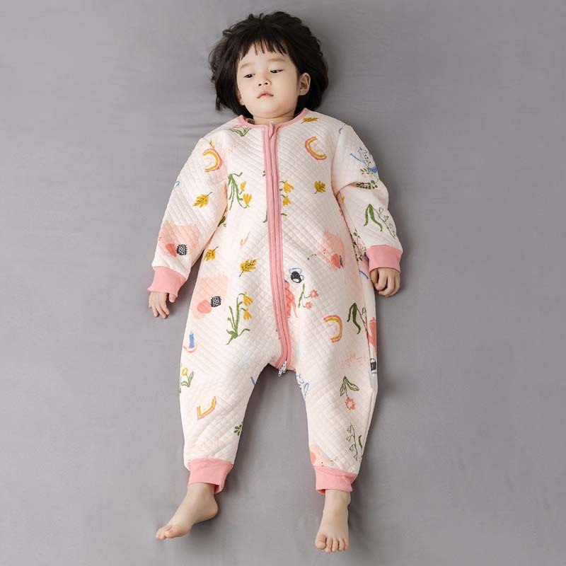 Baby Four Seasons 25-36m Sacos de dormir Niños Saco de dormir térmico con pierna dividida Saco de dormir para niños pequeños para niñas y niños