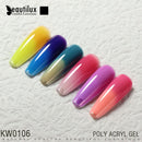 Beautilux Poly Acryl Gel Kit 15gx6pcs extensión rápida mejora de uñas semipermanente uñas francesas arte DIY juego de manicura de construcción
