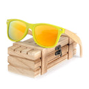 BOBO BIRD Square Vintage Sunglasses for Men Women Wood Sun Glasses 2022 Retro Polarized Eyewear lunette de soleil femme