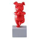 Lovely Yoga French Bulldog Statue Resin Figurines Nordic Creative Cartoon Animals Sculpture Children&