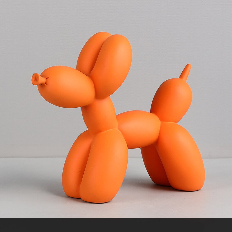 Neue Mode Harz Ballon Hund Handwerk Skulptur Kreative Geschenke Moderne Einfache Hauptdekorationen Statuen 8 Farben Desktop Ornament