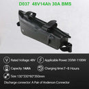 LG Tesla EBike Battery 21700 18650 Triangle Bateria Pack 36V 48V 52V 20Ah 24Ah 28.8Ah  for 750W 500W 1000W 2000W Motor