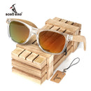 BOBO BIRD Square Vintage Sunglasses for Men Women Wood Sun Glasses 2022 Retro Polarized Eyewear lunette de soleil femme