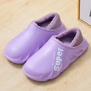 2022 New Winter Slippers Warm Men Shoes Waterproof Women Couples Non-Slip Plush Cotton Indoor Outdoor Kids Home Autumn Children