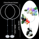 1Set 7/19 Tube Ballonhalter Luftballons Ständer Spalte Konfetti Ballon Kindergeburtstag Party Baby Shower Hochzeit Dekoration Lieferungen