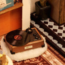 Cutebee DIY DollHouse Kit Wooden Doll Houses Forest Teashop With Furniture Kit Toys for Children Christmas Gift