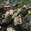 Atmungsaktive taktische Armee-Handschuhe, die militärisches Paintball-Schießen Airsoft-Kampf-Touchscreen-Schutz-Vollfinger-Handschuh-Männer fahren