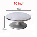 8-12 Inch High-quality Cake Turntable Platform Aluminum Alloy Rotating Baking Stand Decorating Tools Mould Scale Maker Dessert