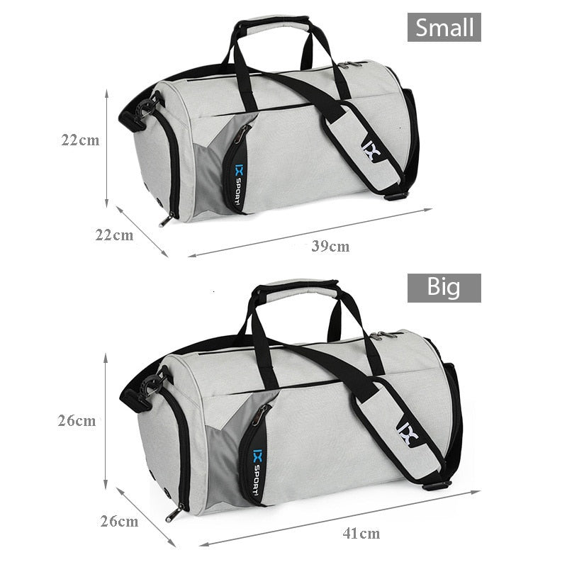 Bolsas De gimnasio para hombre para entrenamiento físico bolsa De deporte De viaje al aire libre multifunción bolsas De separación húmedas secas Sac De Sport