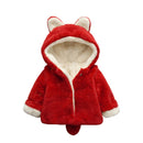 Ropa de abrigo para bebé de otoño e invierno, chaqueta de princesa con estampado de capucha para niñas, abrigos, regalos de cumpleaños de 1er año, ropa acolchada de algodón