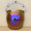 Soman cara abierta casco Visor burbuja Flip Up motocicletas Visor capacete lente casco accesorios BV01