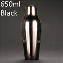 Coctelera francesa de acero inoxidable de 650ml, coctelera clásica y elegante para Bar, herramienta para barman