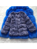ZADORIN New Luxury Splicing Long Faux Fur Coat Women Thick Warm Winter Fashion Fluffy Faux Fur Jacket Coats for Women Outerwear