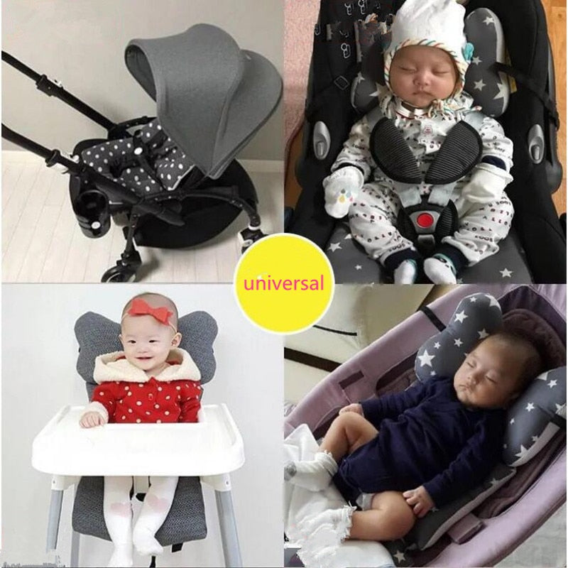 Baby Stroller Liner Babi Car Seat Cushion Cotton Seat Pad Infant Child Cart Mattress Mat Kids Carriage Pram Stroller Accessories