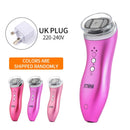 Ultrasonic RF Radio Frequency Lifting Face Neck Skin Massager Mini Hifu Anti Wrinkle Tightening Face Slimming Device