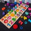 Wooden Montessori Educational Toys For Children Kids Early Learning Infant Shape Color Match Board Toy For 3 Year Old Kids Gift