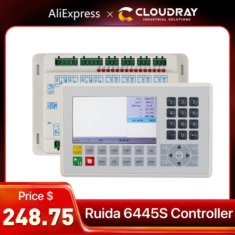 Ruida RDC6445 RDC6445G RDC6445S Controller für CO2-Lasergravur Schneidemaschine Upgrade RDC6442 RDC6442G
