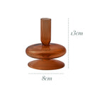 Kerzenhalter aus Glas, Kerzenhalter für Kerzenständer, Abendessen, Kerzen, Party- und Hochzeitsdekoration, Tischdekoration