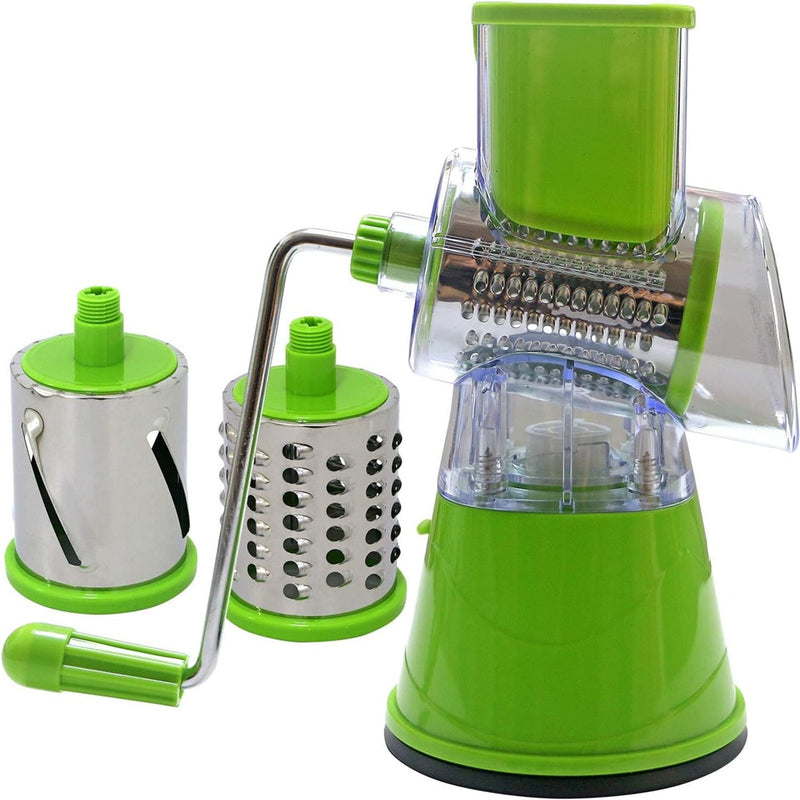 LMETJMA Rotary Spiralizer Vegetables Slicer Cheese Vegetable Grater Shredder Zucchini Noodle Maker Spaghetti Spiralizer KC0089