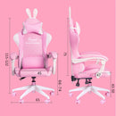 Hot pink Gaming Chair Girl Gamer Competitive Rotating Chair Home Liftable Computer Chair Fashion Comfortable office Live Chair