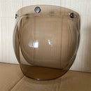 Soman cara abierta casco Visor burbuja Flip Up motocicletas Visor capacete lente casco accesorios BV01